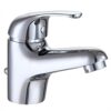 Bathroom Mixer Tap with Waste Lever