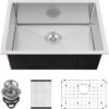 Undermount Kitchen Sink Stainless Steel Bar Sink Single Bowl