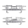 Corner Shelves Double Metalic
